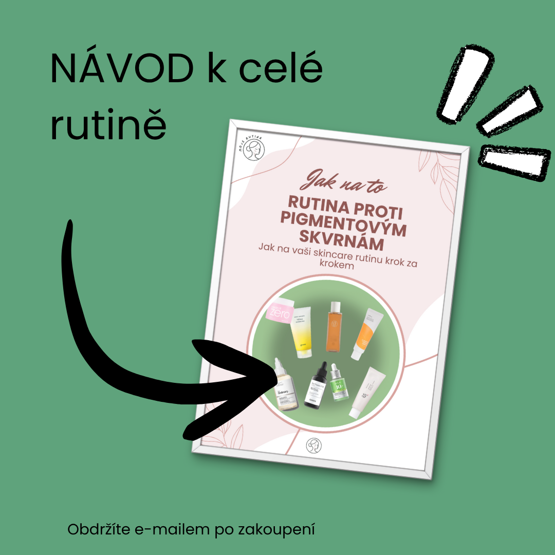 Rutina proti pigmentovým skvrnám